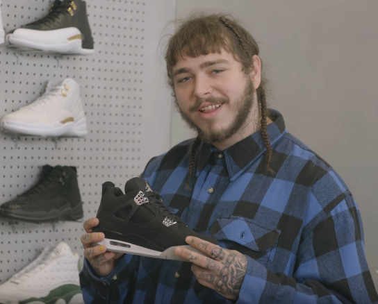 Post Malone Goes Sneaker Shopping With 